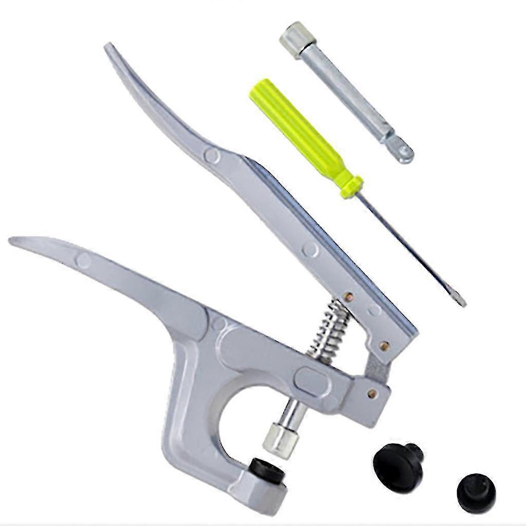 Hand Crimping Pliers Resinbrlastic Hand Crimping Machine T3/t5/t8 Resin Plastic Snap Crimping Pliers Tool Die Set 1 Set