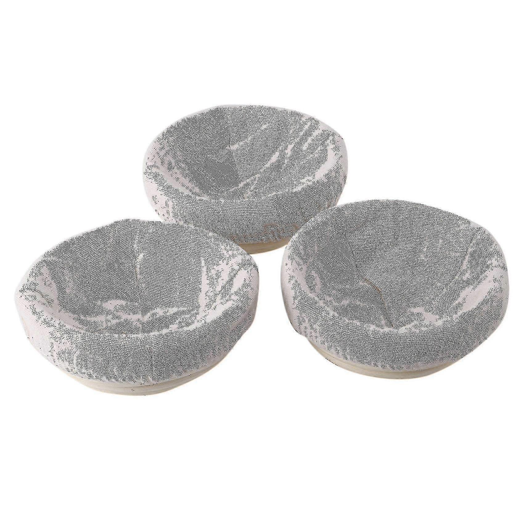 3 Pack 5 Inch Bread Proofing Baskets Small For Bread And 225g Basket