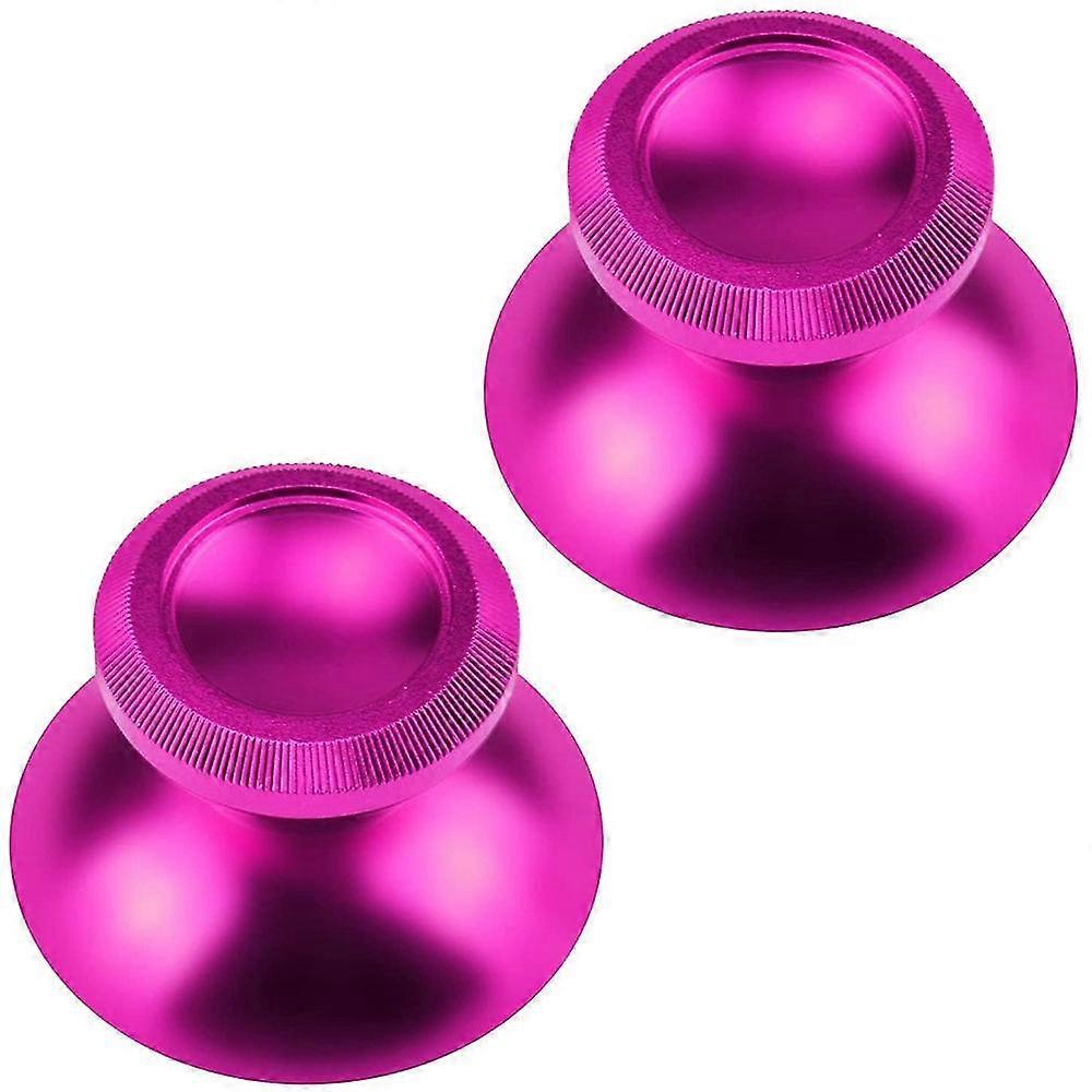 2pcs Grip Stick Compatible With Ps4 Xbox One Game System Controller Universal Metal Mushroom Rocker Cap