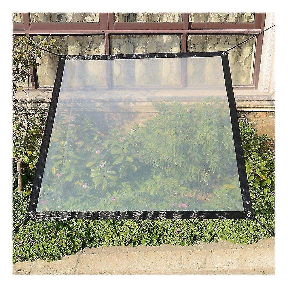 Transparent Tarin Pe En Tarin Foil Sheet, With Eyelets And Duty Lanyard, Antize, Anti-uv, (2 4m)