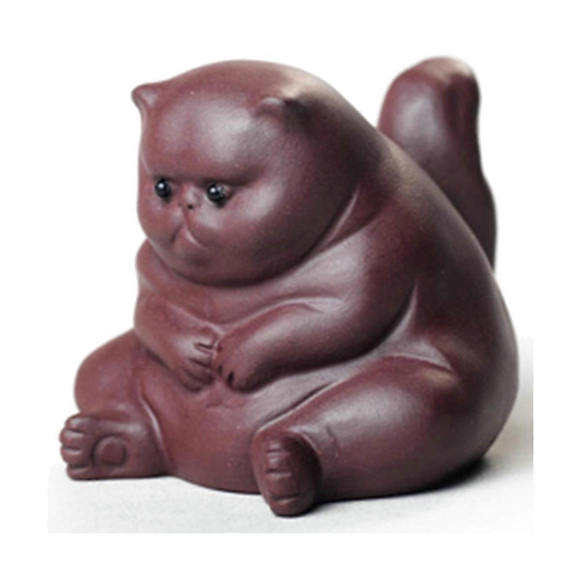Tea Pet Angry Unhappy Pet Figurine, Cute Tea Ornament Accessories, Decoration for Tea Table Desk Te
