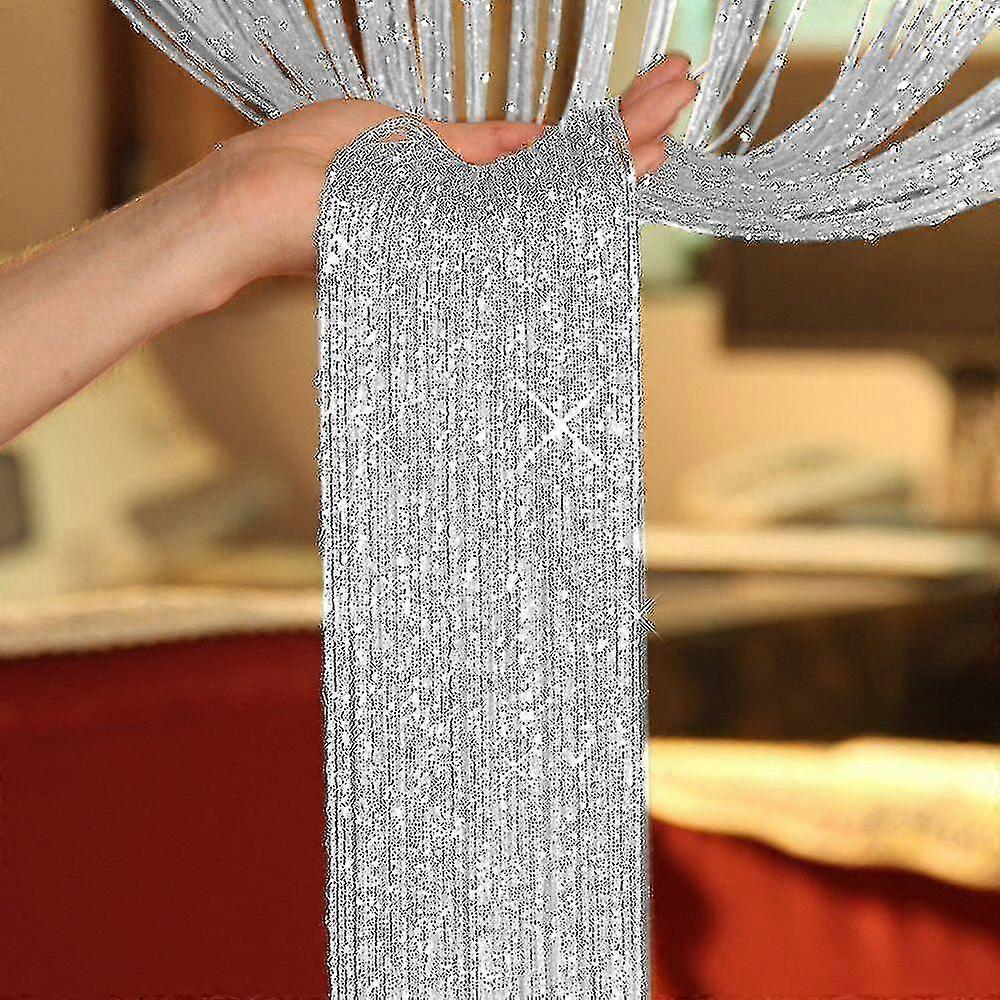 Sparkle String Curtains Window Door Divider Tassels Flying