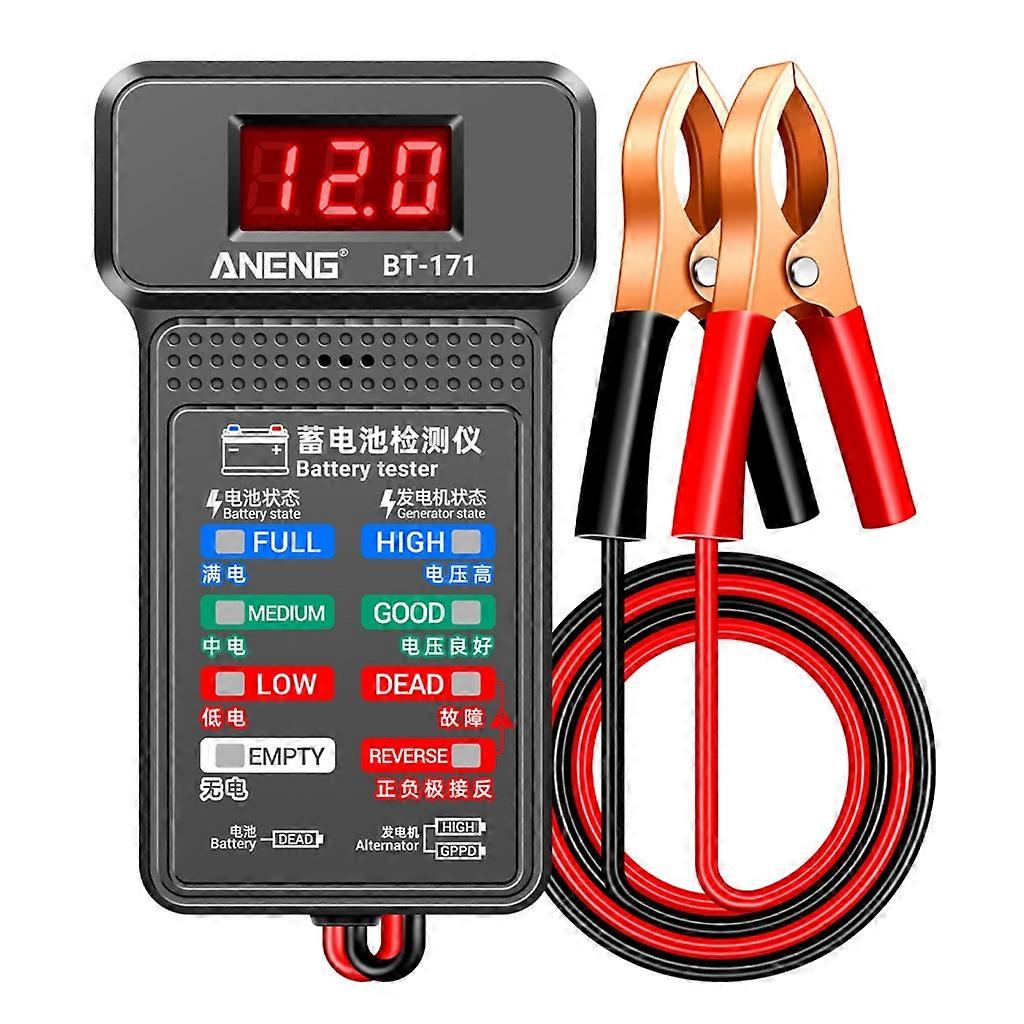 Digital Car Capacity Battery Tester 12V Motorcycle Car Battery Analyzer Tools