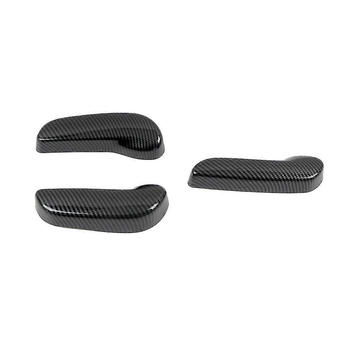 Car Carbon Fiber Rear Position Switch Button Cover For Durango 2011-2022