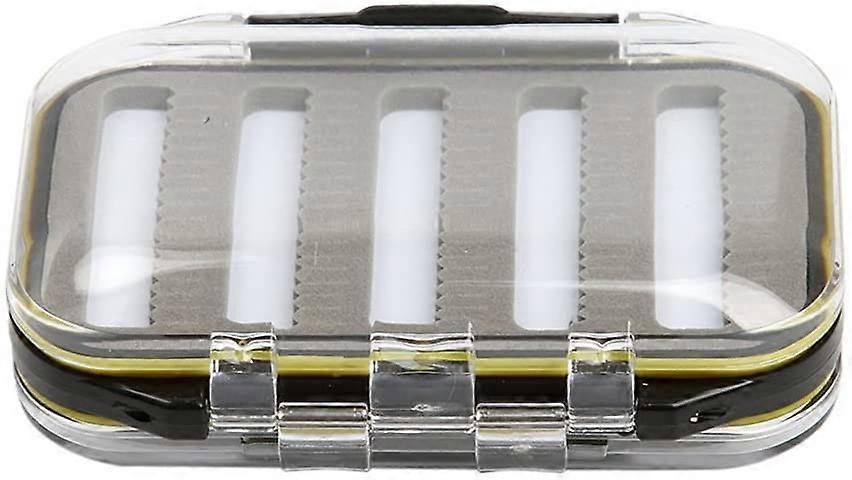 Fishing Fly Box Double Clear Lid Pocket Size Waterproof