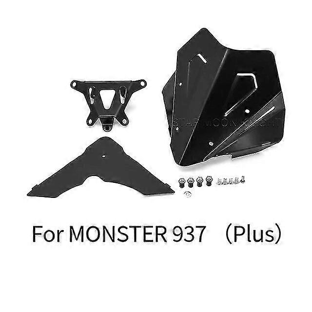 Motorcycle Windshield Fairing For Ducati Monster 937 Plus Monster937 2022-2022 Windscreen Replacement Cnc Wind Shield Deflector