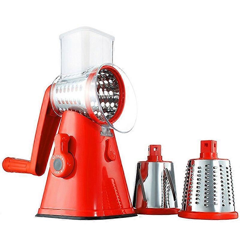 3 In 1 Multi-function Drum Cutter Slicer Rotary Grater Food Processor For Carrot