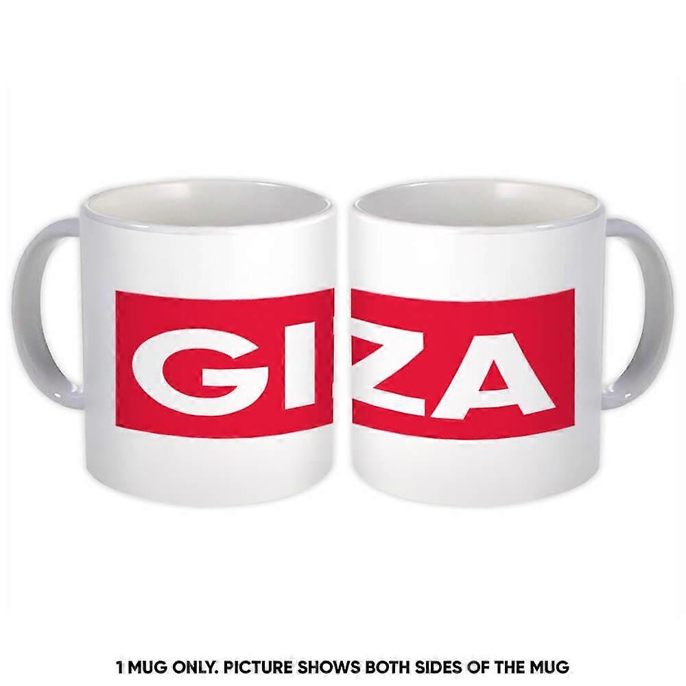 Gift Mug: Giza Egypt Red