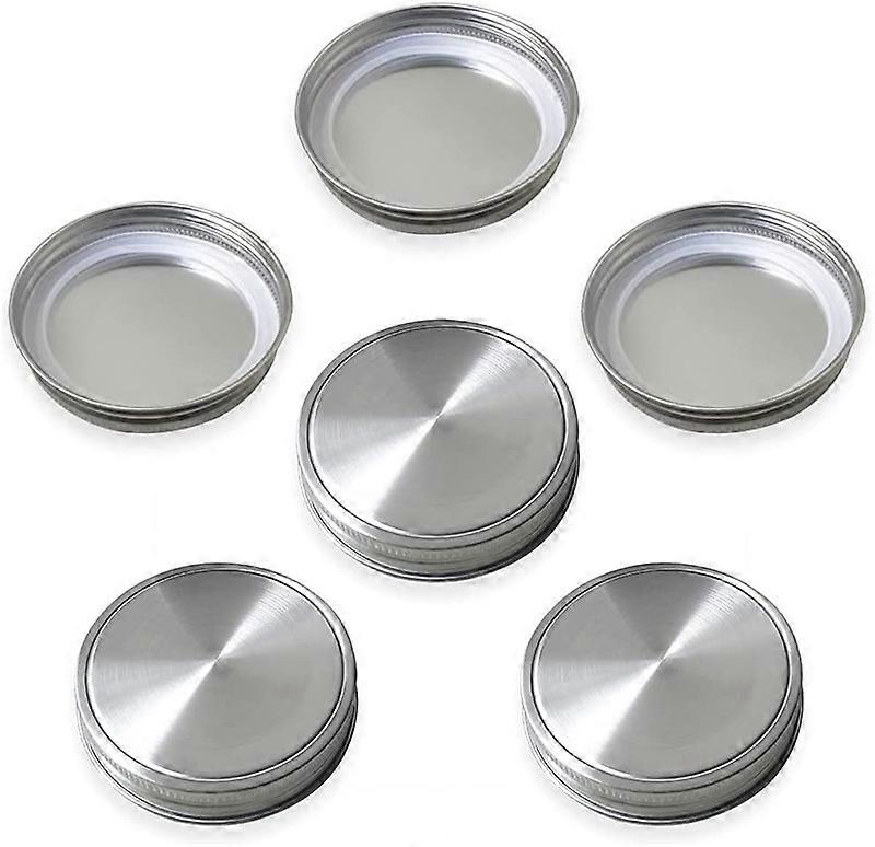 6Pcs Reusable Canning Lids Practical Jar Covers Multipurpose Jar Lids Leakproof Canning Lids