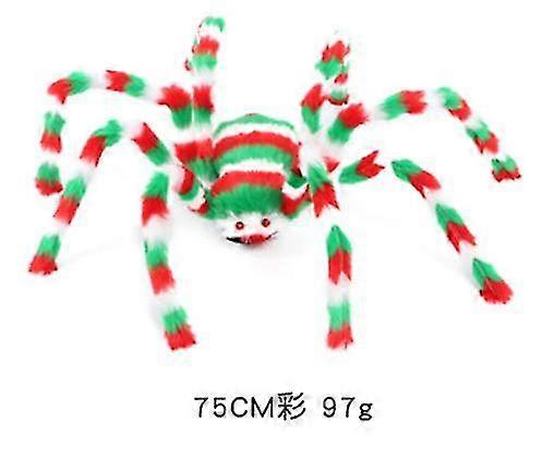 Araignée géante pour les décorations d’Halloween Araignée poilue virtuelle réaliste pour la maison hantée de la cour intérieure
