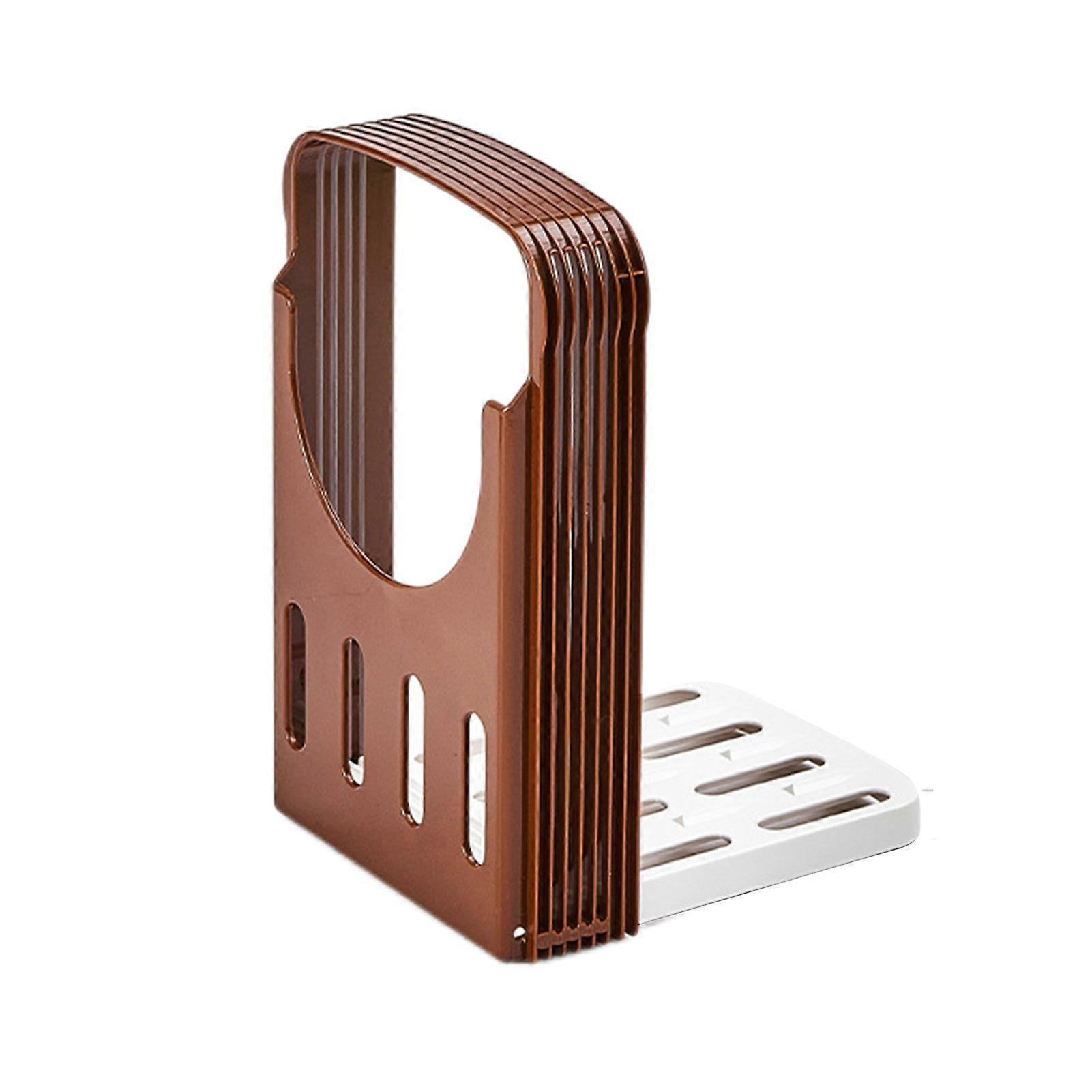 4 Cutting Sizes Foldable Hollow Bottom Bread Slicer Home Bread Loaf Toast Cutter Slicing Cutting Guide Mold Kitchen Accessories QingHai