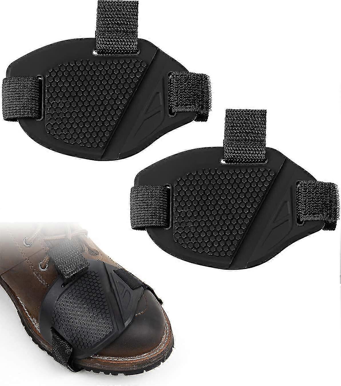 2 יחידות אופנוע העברת הילוכים כיסוי נעליים, מגן מגף נגד החלקה מגיני העברת הילוכים, אביזרי העברת הילוכים