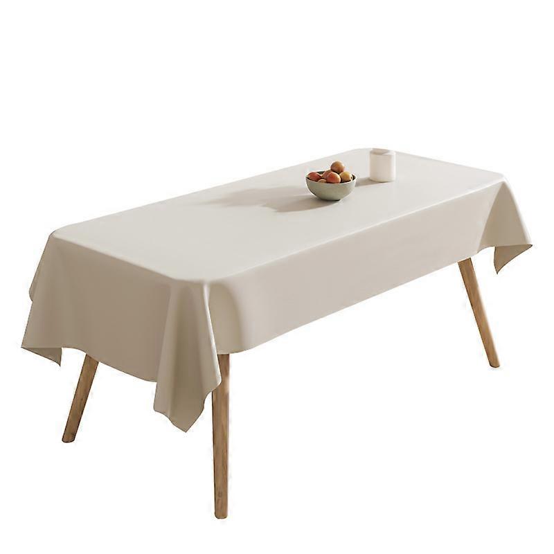 Square tablecloth with stain protection, white, 140 x 220 cm
