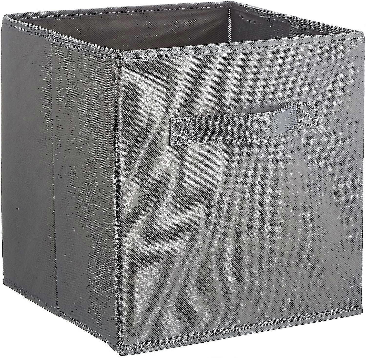 Foldable Storage Cube Storage Box For Office Gray