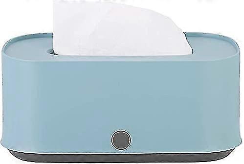 Tissue Box Lid Rectangular Decorative Tissue Cube Box Toilet Tissue Holder Facial Tissue Holder For Bathroom Kitchen (Blue)