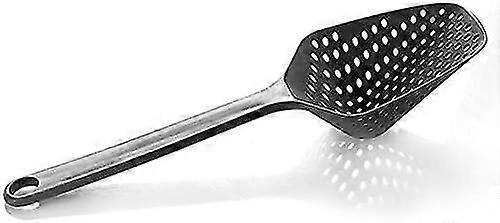 Scoop Colander,plastic Drainer Spoon With Handle, (1 Piece,black