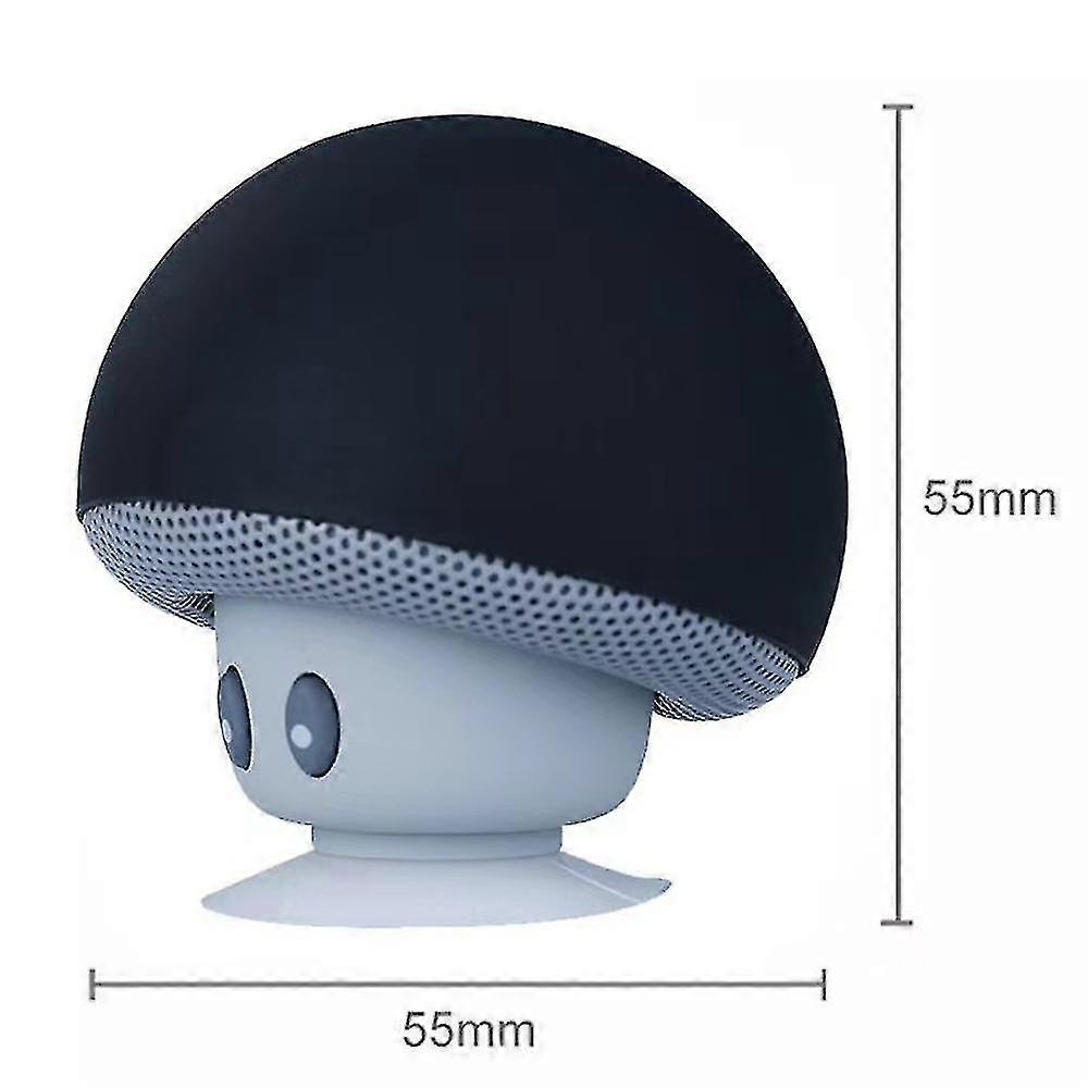 Portable Cute Mushroom Shape Mini Wireless Bluetooth Audio Speaker With Suction Cup