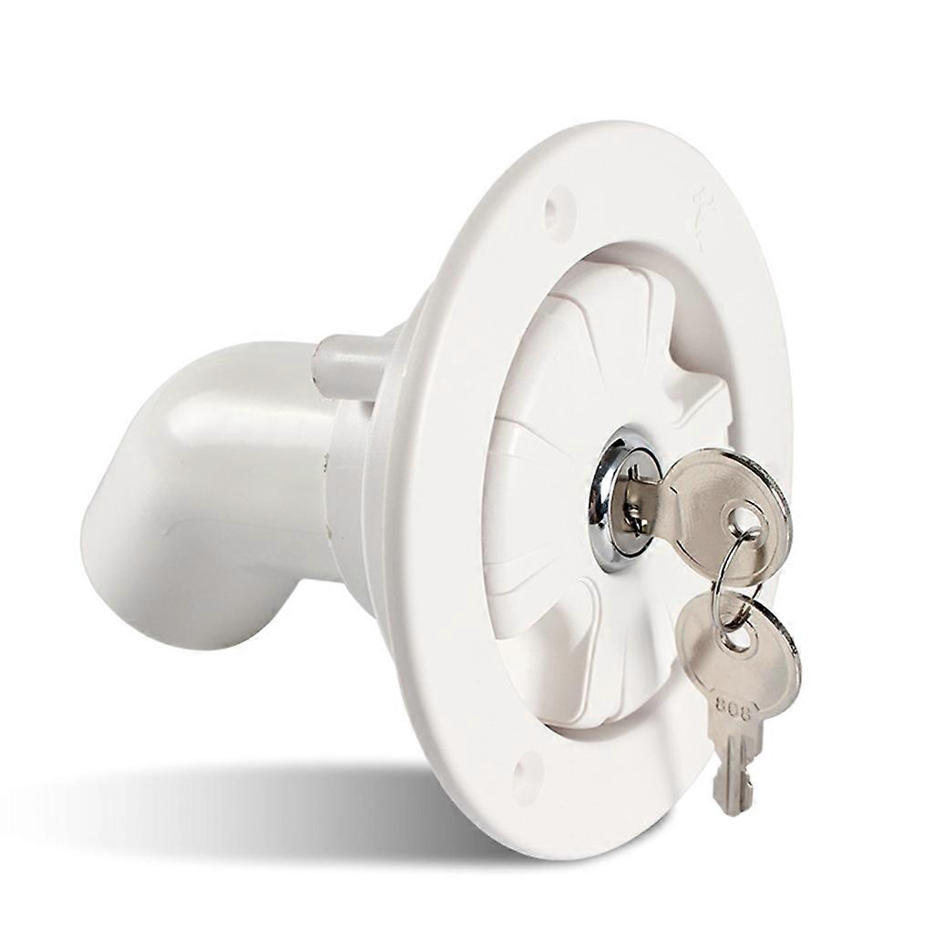 Gravity for Fresh Water Fill for Hatch Inlet Filter with Keys Lockable for RV Boat for Camper Trailer Caravan Accessorie