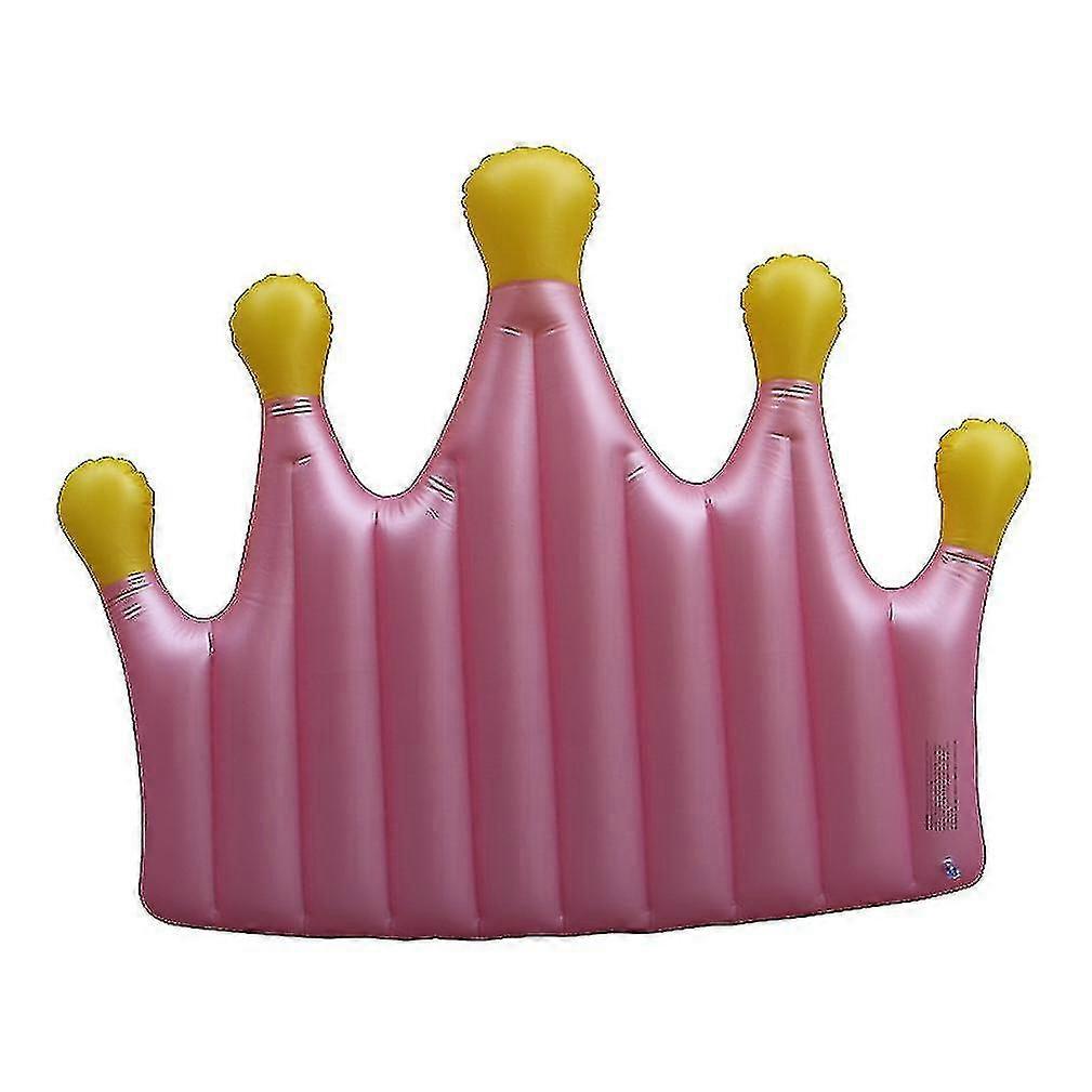 Pink Crown Pool Float Salón flotante inflable flotante