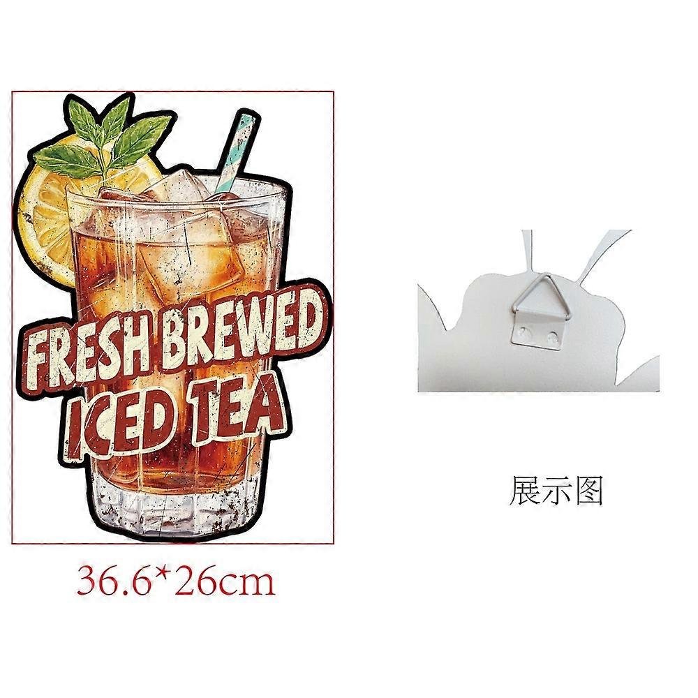 Iron Wall Decorations for Bars Restaurants Cafe Pubs Drink 260x366mm