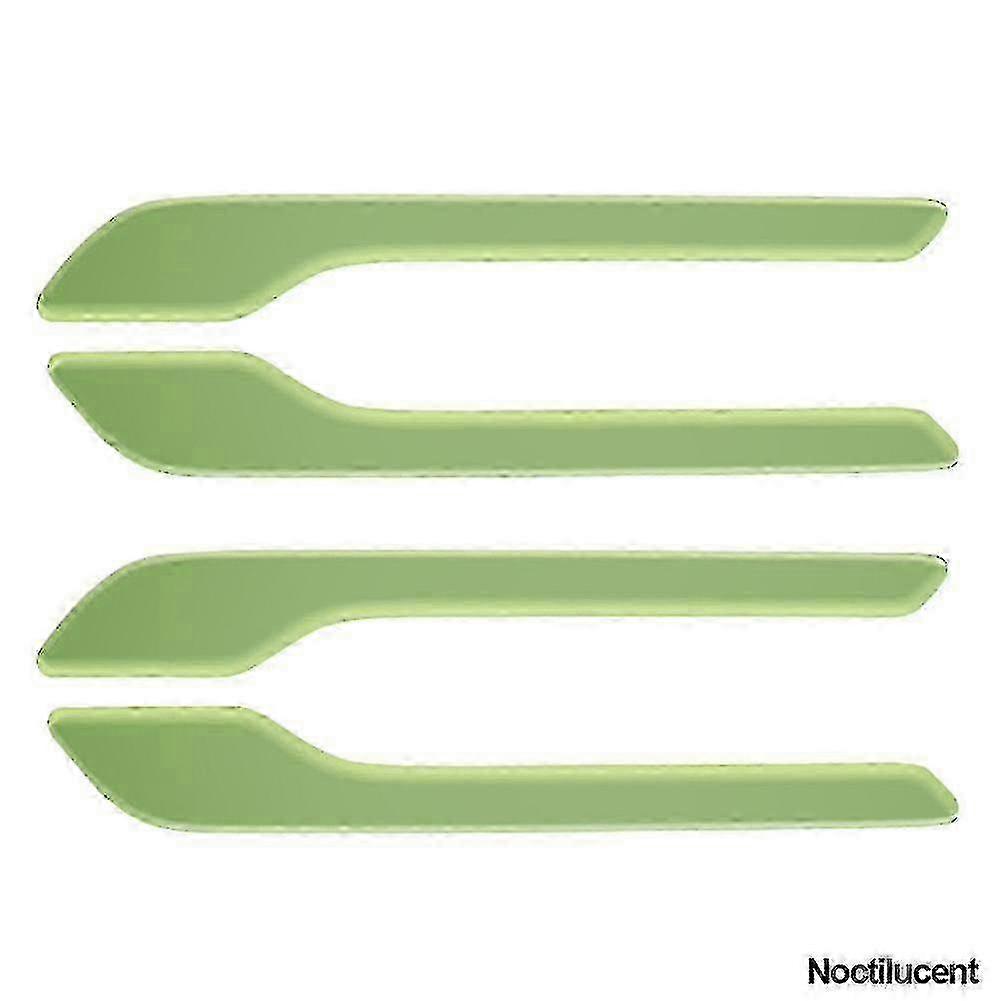 4pcs Car Luminous Door Handle Cover Protector Sticker Handle Kit Auto Styling Accessories For Tesla Model 3 Model Y 2022