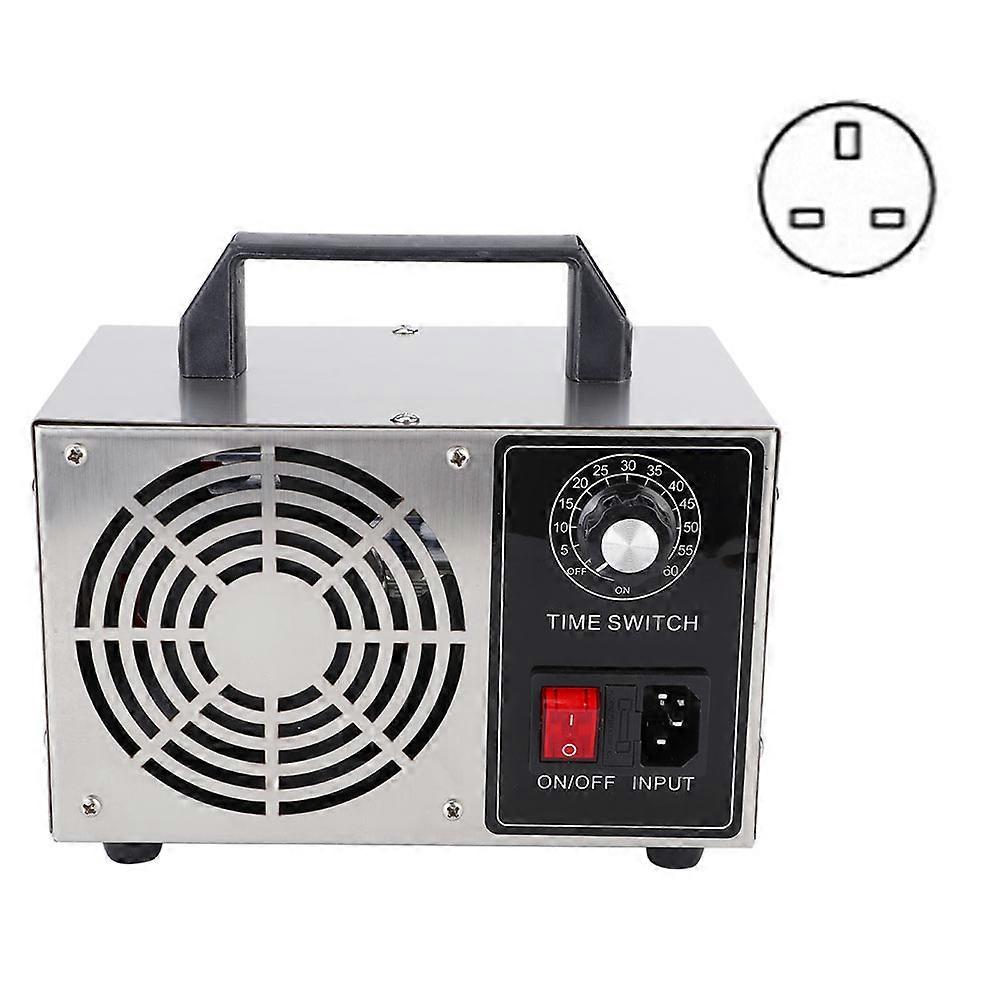 20g Ozone Generator Ozonizer Machine Air Purifier with Timing Switch for Home Greenhouse FarmUK Plug 220V