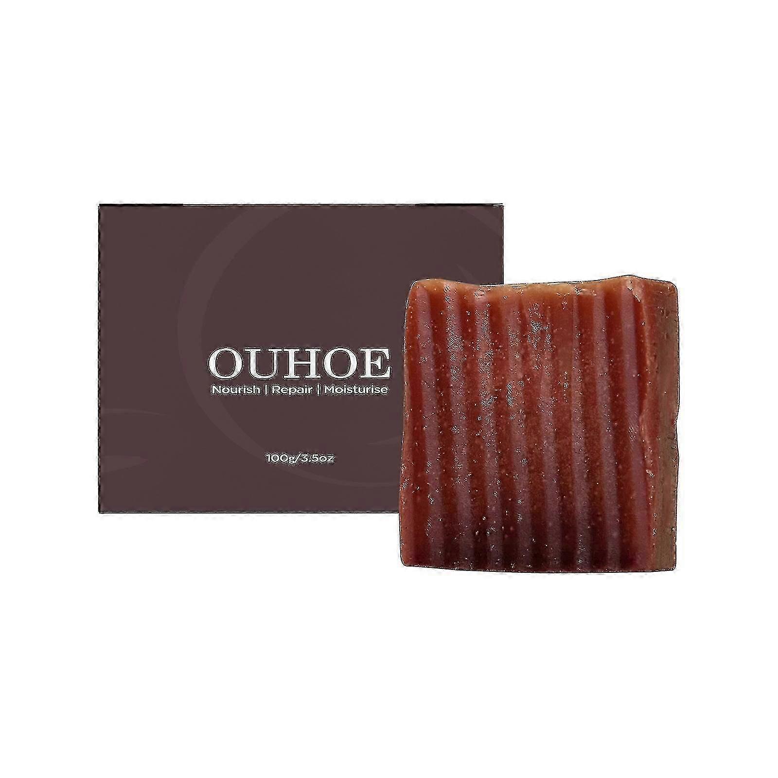 OUHOE shampooing et savon de soin capillaire nettoyage cheveux hydratation cuir chevelu réparation qualité des cheveux abîmés réduction de la chute des cheveux et des cheveux