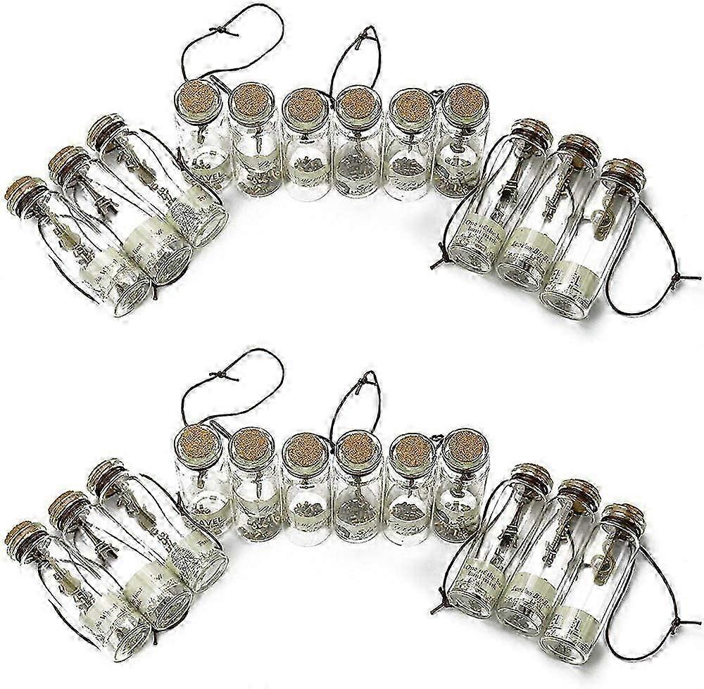 24 Pieces Wish Bottles With Corks, Mini Bottles With Tags, Diy Pendant Vials
