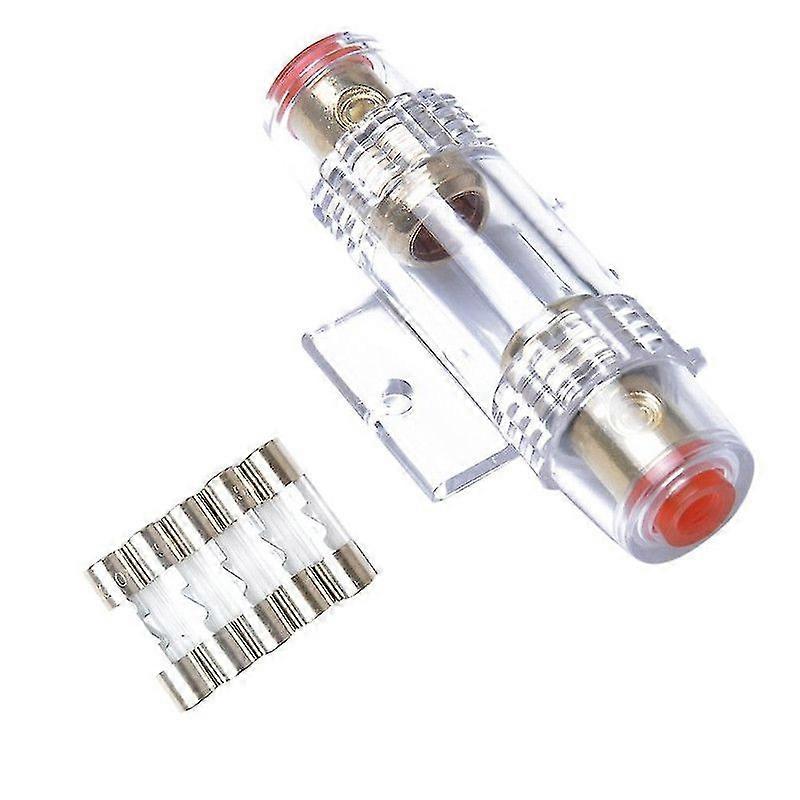 4/8 Gauge AWG In-Line AGU Fuse Holder with 5pcs 60 Amp Fuse-ylmyFit