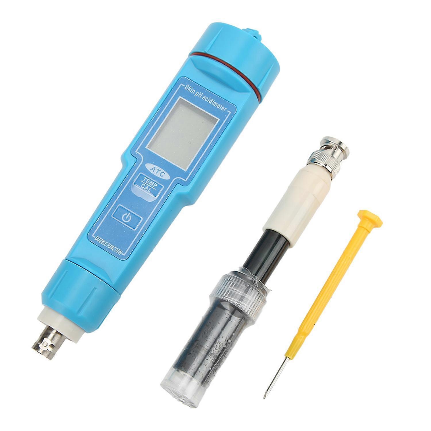 OW‑6118 PH Temperature Meter Digital PH Temperature Detection Pen with Carrying Case for Tap Water A