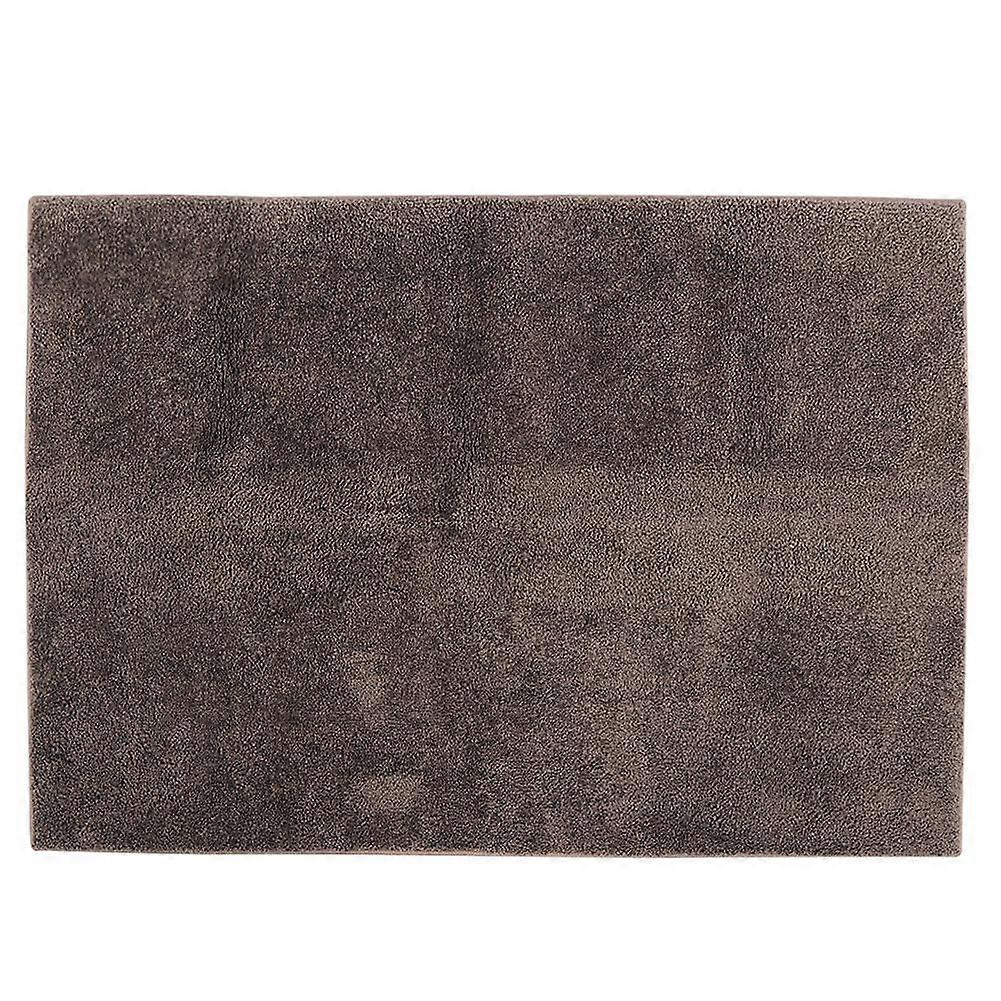 茶色の家庭用キッチンドア滑り止め床保護マット厚みのあるバスルームフロアマットカーペット(80x120cm)