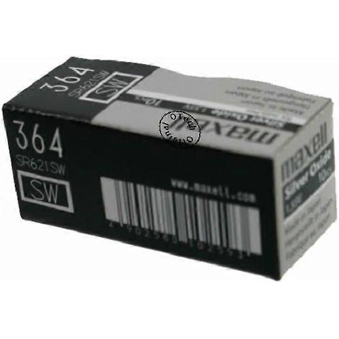 Pack of 10 maxell batteries for MAXELL SR621