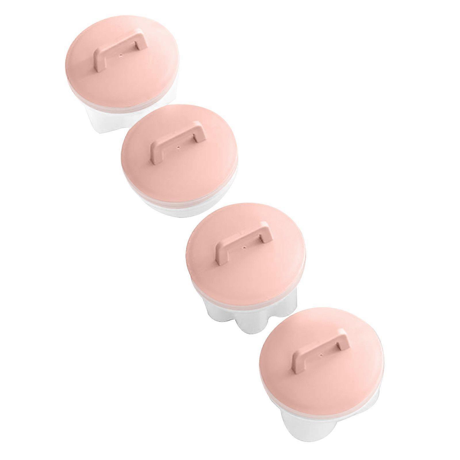 4-Piece Set Of Environmentally Friendly Egg-Baking Molds With Various Shapes