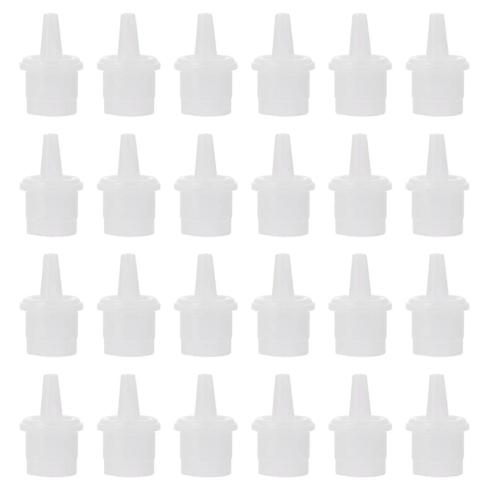 100pcs øyenvippe forlengelse lim dyse øyenvippe podning lim flaske plugg