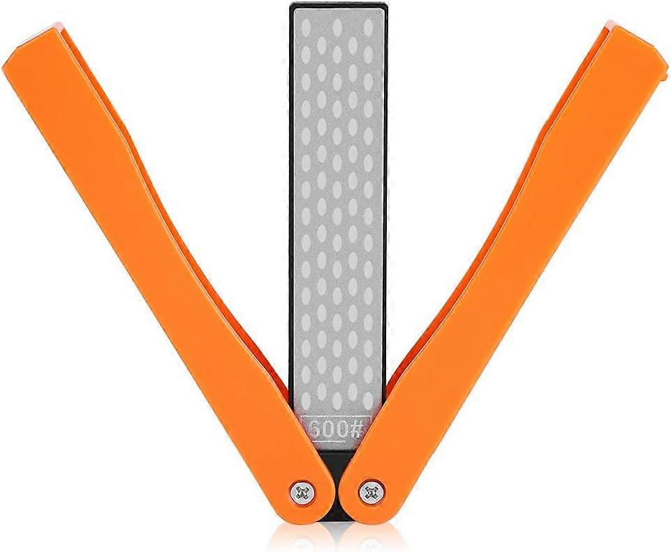 400/600 Grit Knife Sharpener, Folding Double-sided Diamond Sharpening Stone Tool For Outdoor Camping