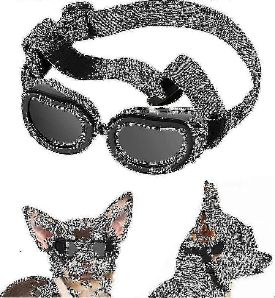 Köpekler için Güneş Gözlükleri Uv Güvenlik Gözlükleri, Köpekler Rüzgar Geçirmez ve Buğu Önleyici Gözlükler (ruipei)