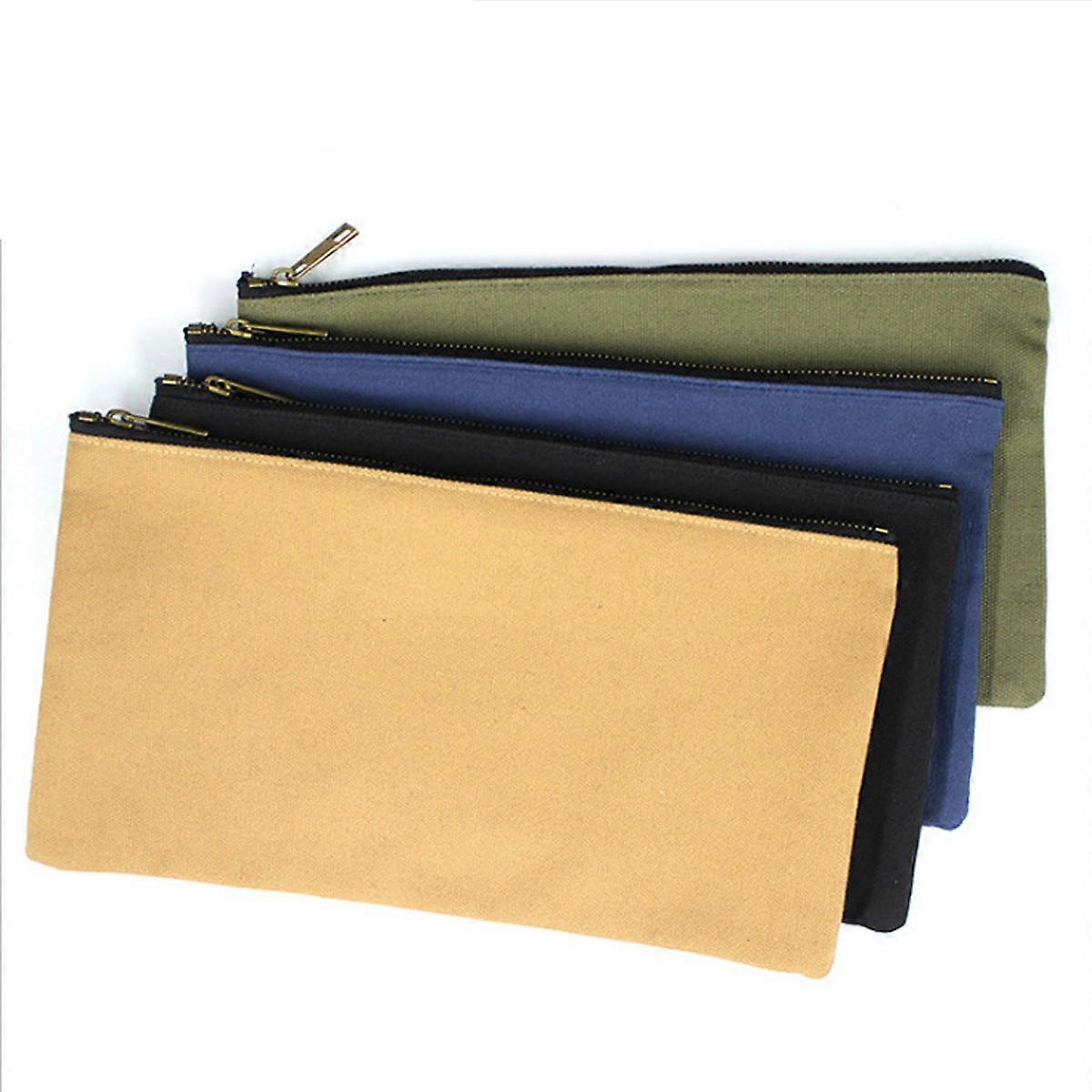 4PCS Thickened Canvas Tool Storage Bag