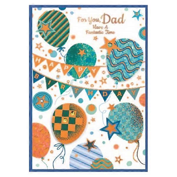 Simon Elvin Isabel Garden For You Dad Birthday Greetings Card (Pack of 6)