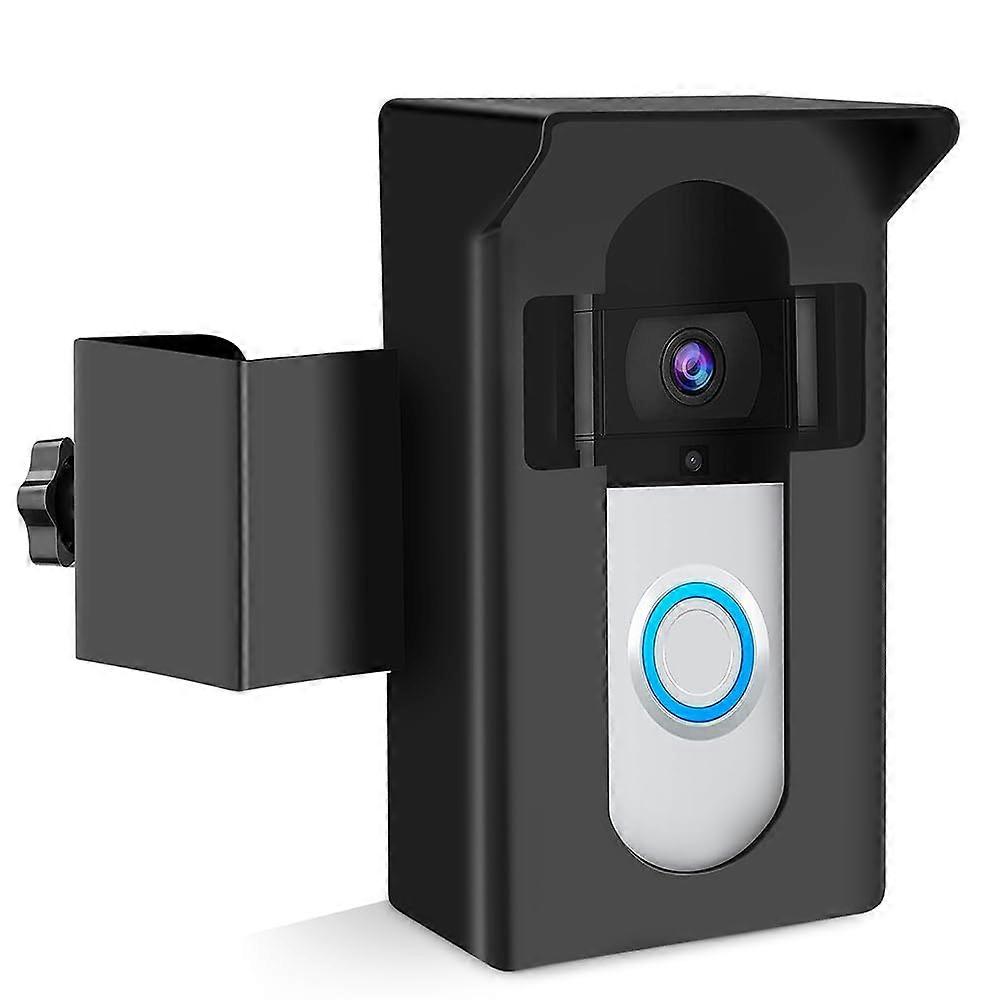 Adjustable Anti-Theft Video Doorbell Bracket for Home Security, Compatible with Most Models, Durable Metal Design