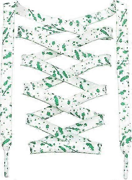 2 Pair-Flat Colorful Shoelaces for Sneakers Art Printed Pattern String-120cm