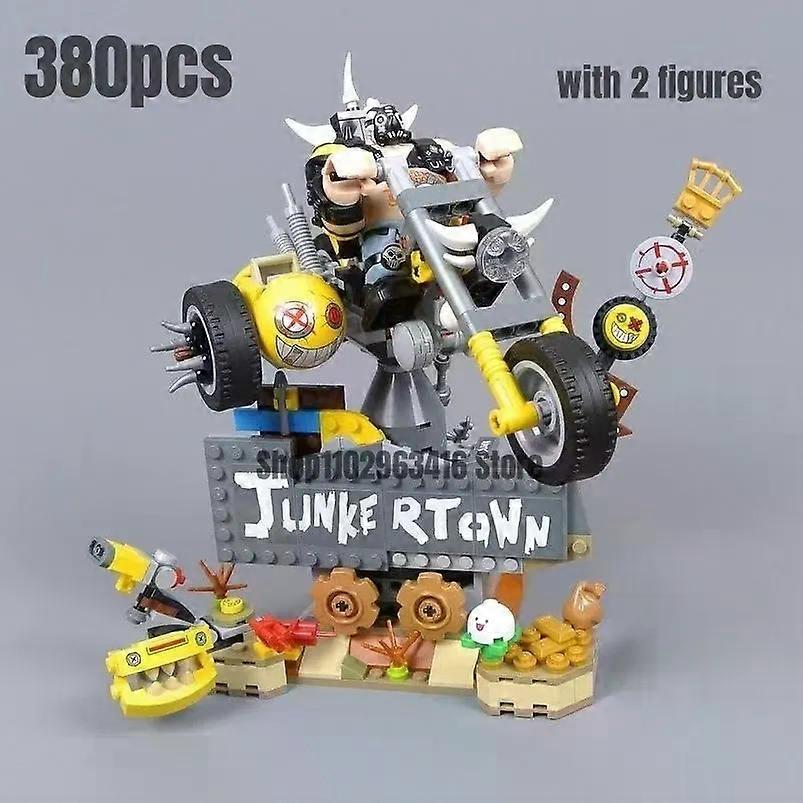 380Pcs Junkrat Roadhog Building Blocks Bricks Overwatching Fit 75977 Diy Model Toys For Children Christmas Gifts