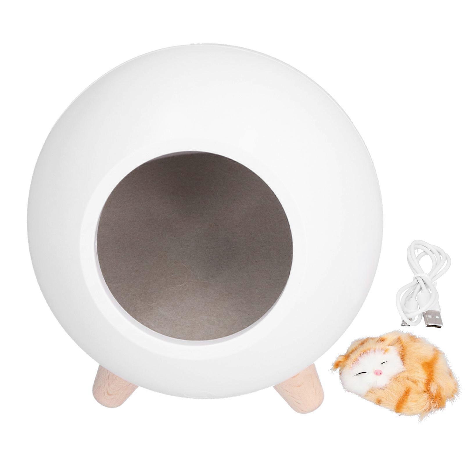 USB Cartoon LED Night Light for Bedroom - Warm Light Bedside Lamp with Adjustable Brightness and Color Options