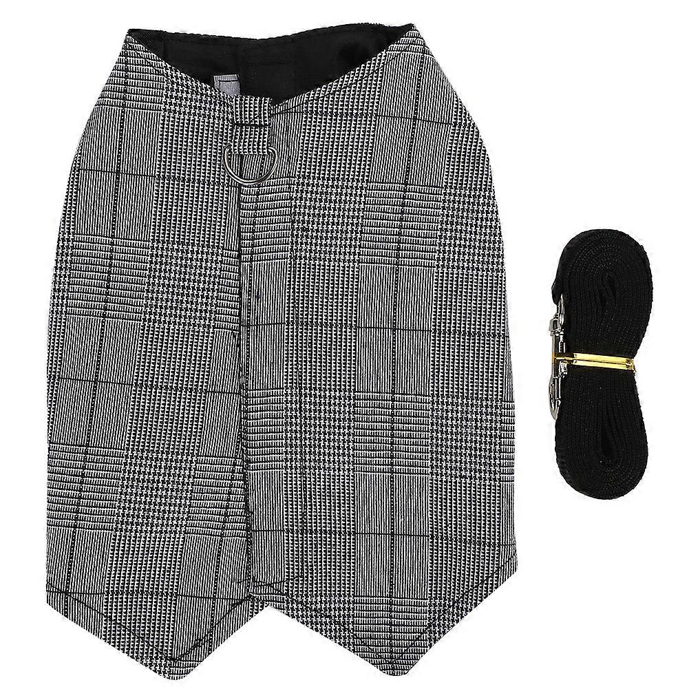 Small Animal Leash Harness Set for Bunny and Cat - Breathable Vest with Adjustable Chest Strap in Multi-Size Options