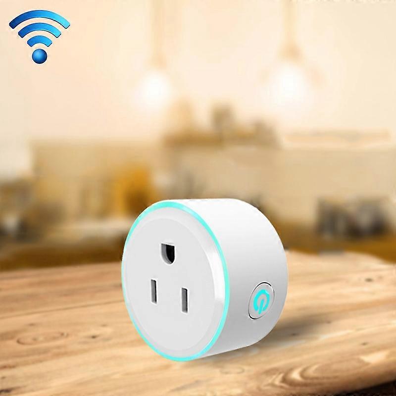 10A Round Shape WiFi 2.4GHz Mini Plug APP Remote Control Timing Smart Socket