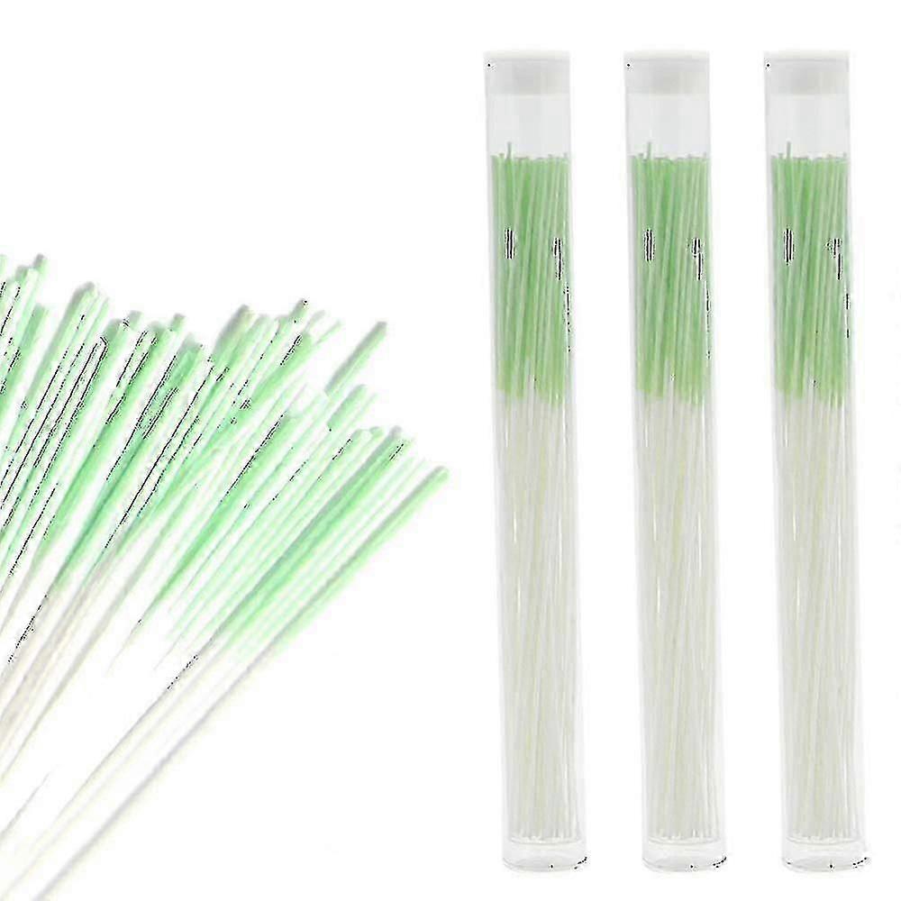 180ピースイヤリングホールクリーナーフロス、臭気除去イヤーフロス使い捨てピアスアフターケアピアスクリーニングライン、ローズフレグランスイヤーピアスケア-