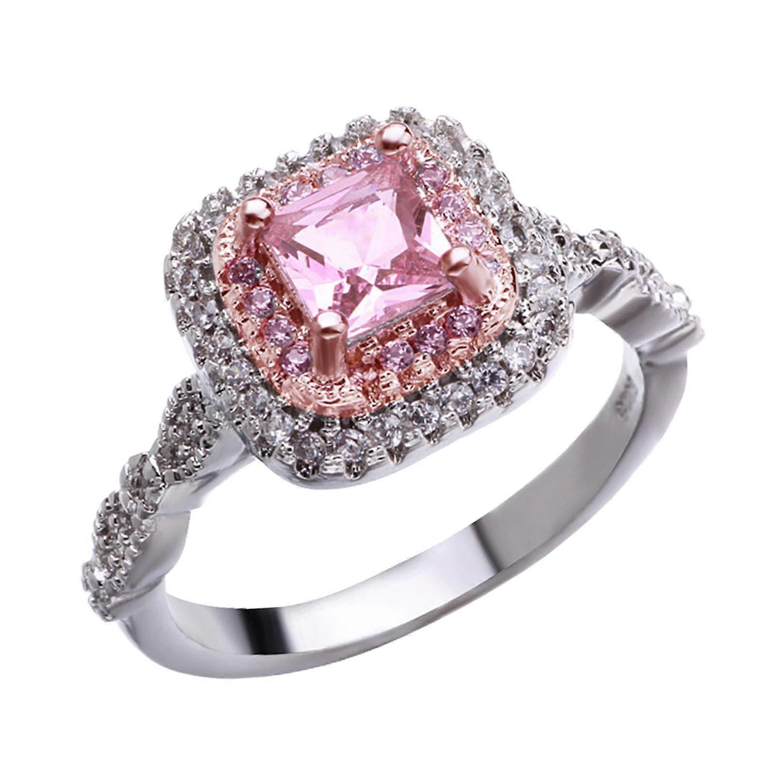 90年代、クリスタルリング、女性、家族、クリスマス、誕生日、誕生日のための繊細なヴィンテージ