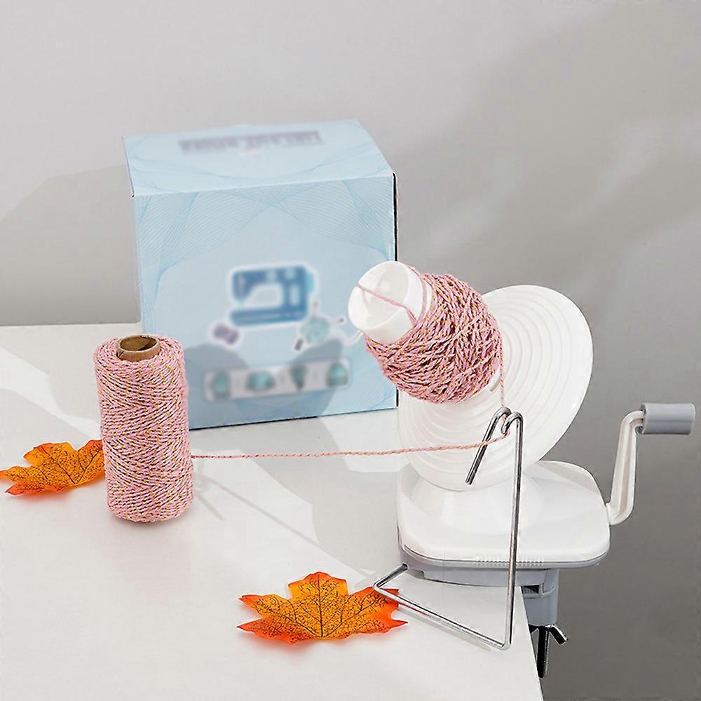 Yarn Winder with Tabletop Clamp Hand-operated Yarn Ball Winder for Crocheting Easy Installation Knitting Enthusiast Helper