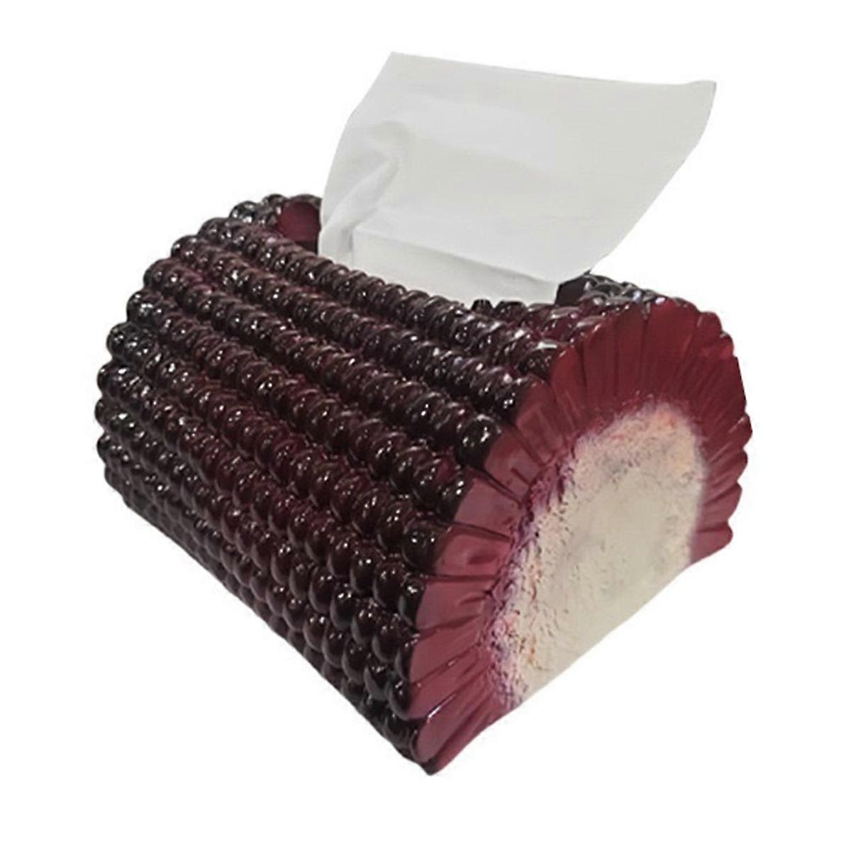 Simulation Corncob Tissue Box Accessories Resin Corn Tissue Box