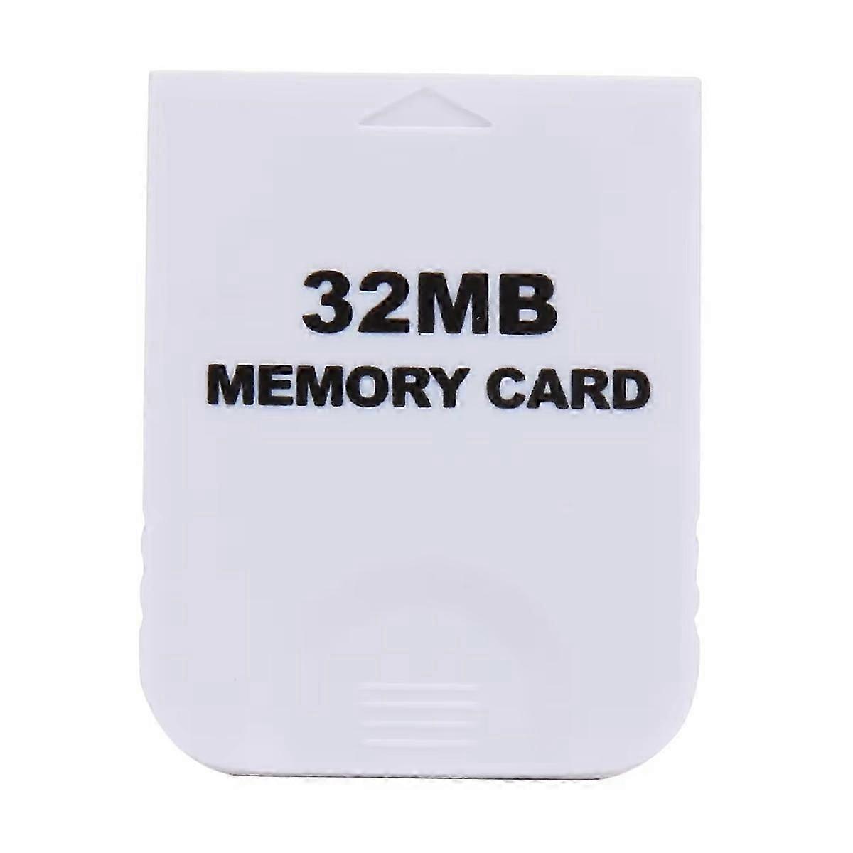 White Memory Card High Speed Flash Memory Chip Easy to Use Game 32MB