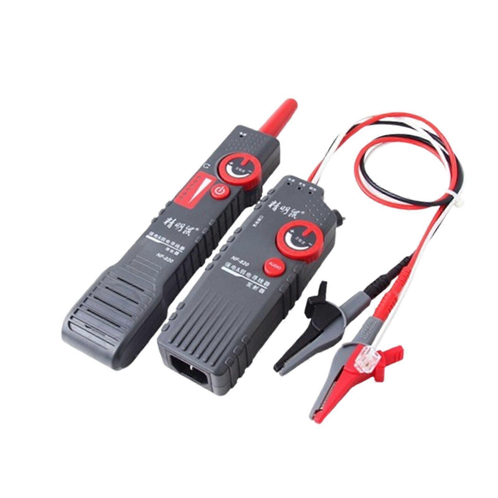 Localizzatore di cavi sotterranei, localizzatore di cavi ad alta e bassa tensione, tester per cavi Find NF-820